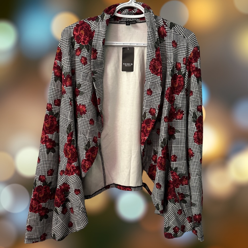 Torrid plus size short dress jacket